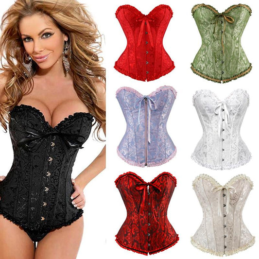 Victorian Overbust Lace Corset