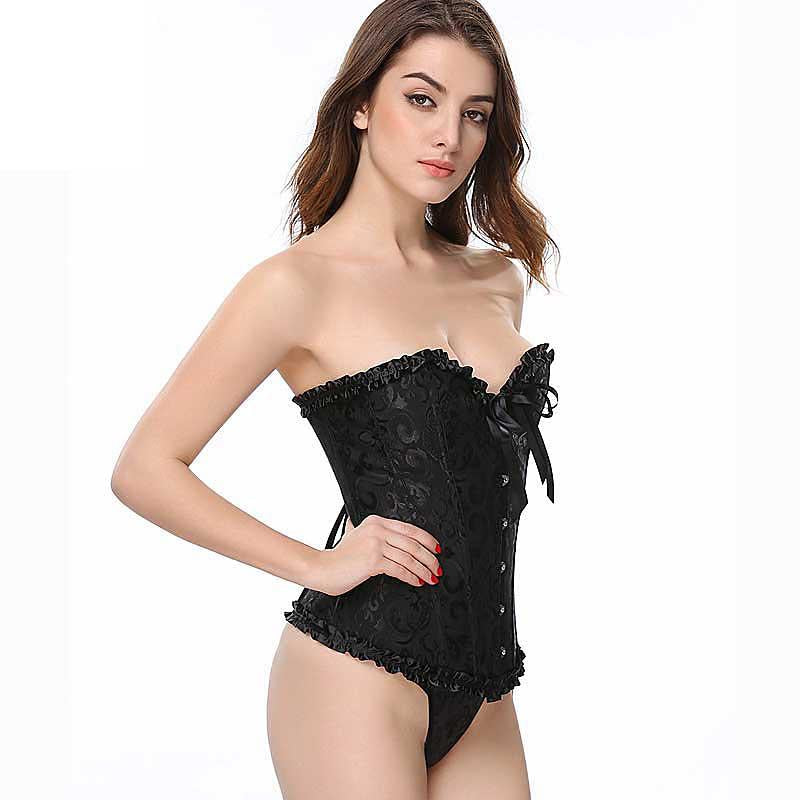 Victorian Overbust Lace Corset